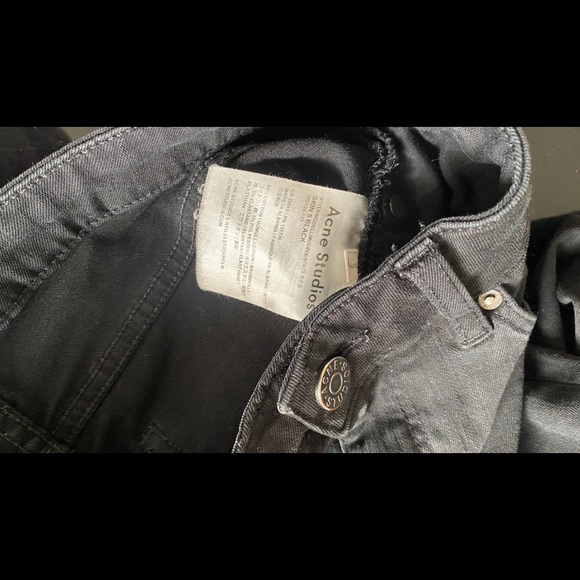 Acne Studios Skin 5 Black Jean size 5 - Picture 9 of 9